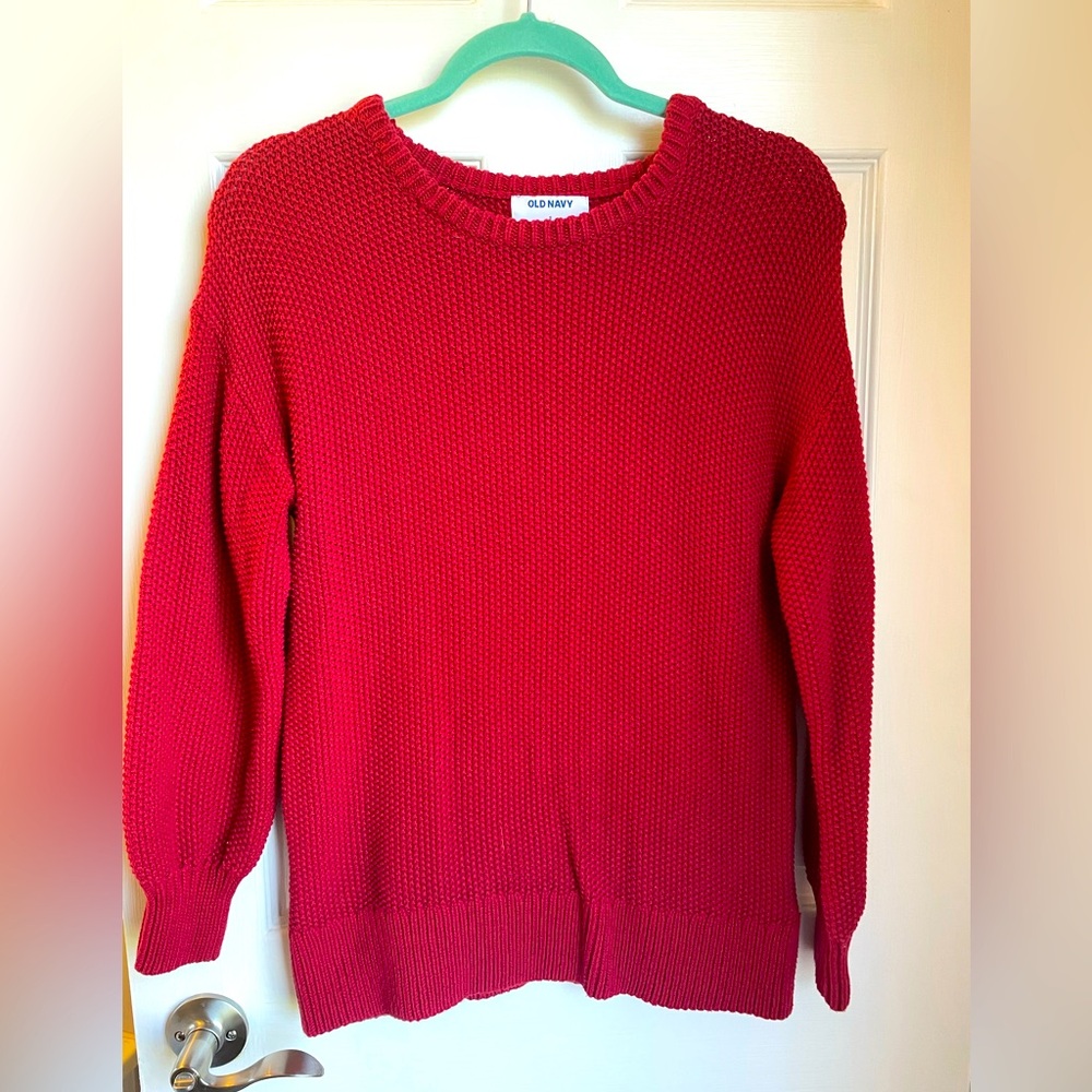 Old navy red sweater
